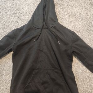 Black Hoodie with Front Pocket
